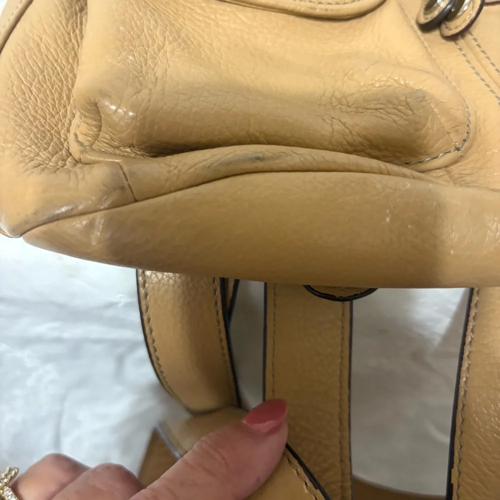 Tignanello leather backpack.